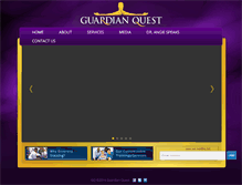 Tablet Screenshot of guardianquest.com